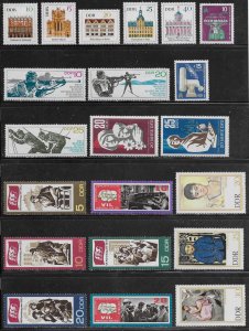 Germany GDR 1967 Year set MH