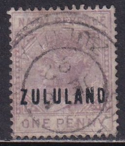 Zululand South Africa Natal 1891 Sc 14 Stamp Used