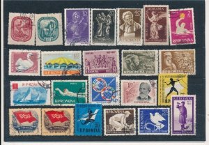 D387246 Romania Nice selection of VFU Used stamps