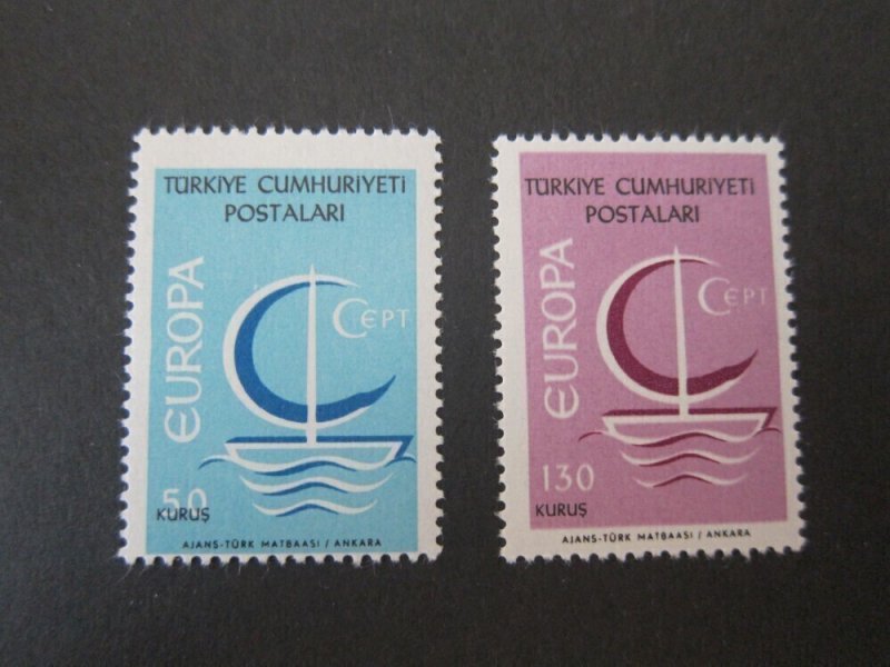 Turkey 1966 Sc 1718-19 set MNH