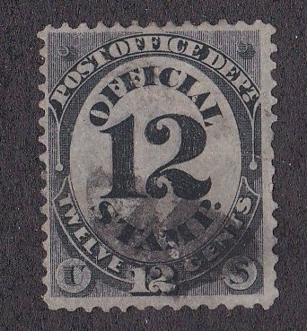 United States # O52, Post Office Department Official  Stamp, used.