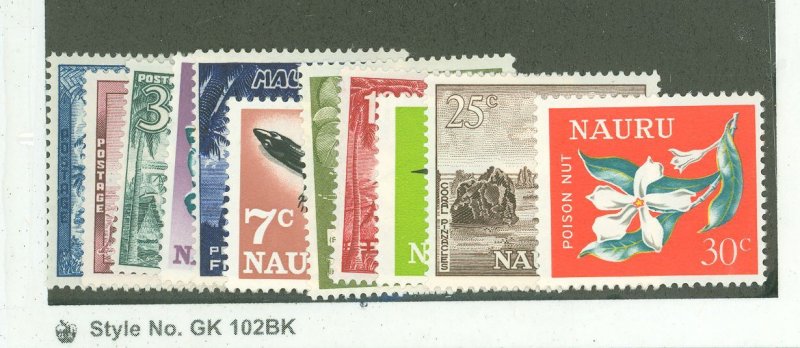 Nauru #58-68  Multiple