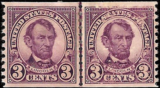 600 Mint,OG,HHR... Line Pair... SCV $30.00