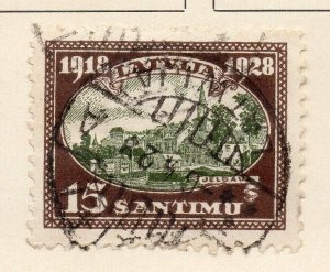 Latvia 1933 Early Issue Fine Used 15s. 228185