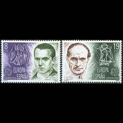 SPAIN 1980 - Scott# 2208-9 Europa-Persons Set of 2 NH