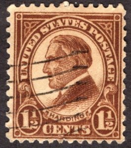 1927, US 1 1/2c, Harding, Used, Sc 633