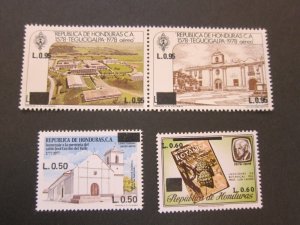 Honduras 1988 Sc C739-40,C742a MNH