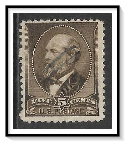 US #205 James Garfield Used