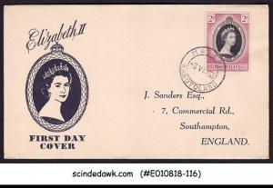 BASUTOLAND - 1953 QE CORONATION FDC