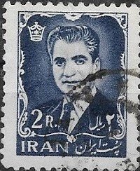 1962 Iran  Mohammed Riza Pahiavi  SC# 1214 Used