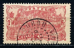 French Guiana #78 Single Used