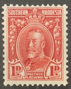 SOUTHERN RHODESIA 1931 1d  PERF11.5 SG16a LIGHTLY MOUNTED