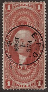 United States Revenue Stamp R76c SON Circular HS Cancel