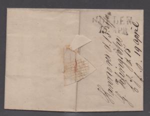 **Germany Stampless Cover, Hannover, 4/13/1840, Folded Letter