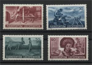 LIECHTENSTEIN, AGRICULTURE 1941, FULL SET  LH	