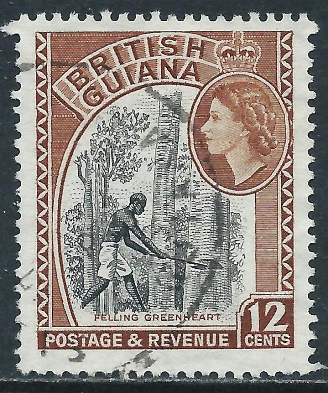 British Guiana, Sc #260, 12c Used