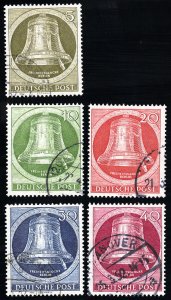 Germany Stamps # 9N75-9 Used XF Scott Value $63.00