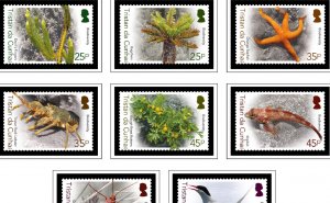 COLOR PRINTED TRISTAN DA CUNHA 2011-2020 STAMP ALBUM PAGES (45 illustr. pages)