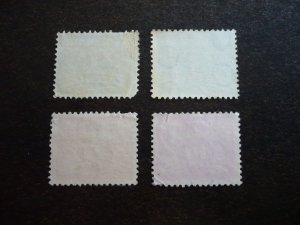 Stamps - Netherlands - Scott# 243a-243g - Used Part Set of 4 Stamps