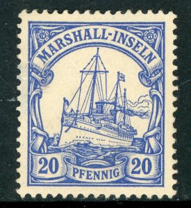 Marshall Islands 1901 Germany 20 pfennig Ultra Sc #16 Mint S349