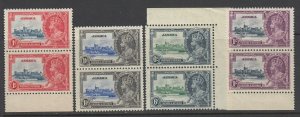 Jamaica, Scott 109-112 (SG 114-117), MNH pairs