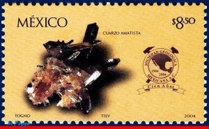 2349 Mexico 2004 GEOLOGICAL SOCIETY, CENT., GEOLOGY, MINERALS, MI# 3052, MNH