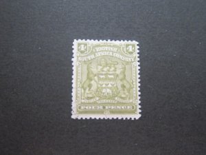 Rhodesia 1896 Sc 64 MH