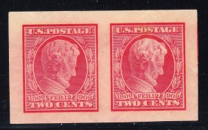 MOstamps - US #368 Mint OG H Pair Grade 98 with PSE Cert - Lot #MO-5016 SMQ $150