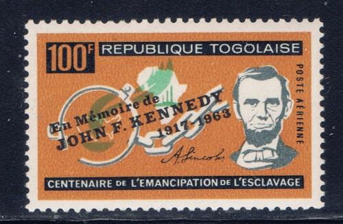 Togo C41 NH 1964 John F Kennedy overprint
