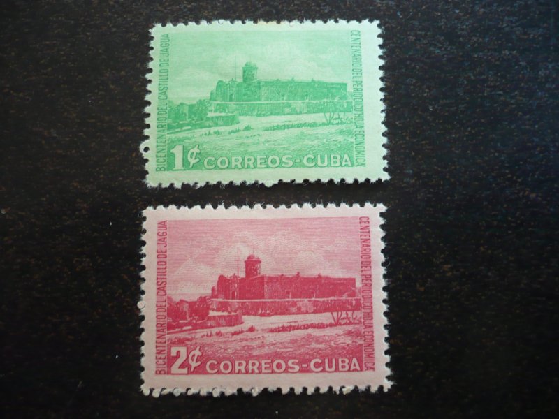 Stamps - Cuba - Scott# 433-434 - Mint Hinged Set of 2 Stamps