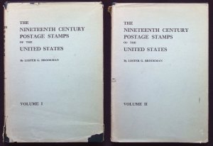 Bookman-The Nineteenth Century Postage Stamps of the US Vol 1-2 (1947) Signed