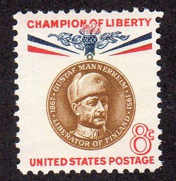 United States 1166 - Mint-NH - Gustaf Mannerheim