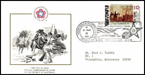 Guatemala C597 Typed FDC