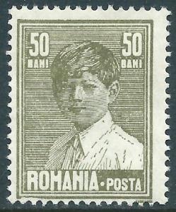 Romania, Sc #322, 50b MH