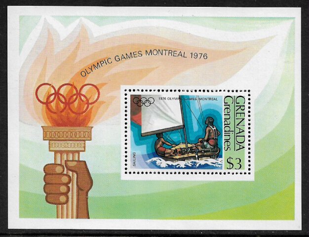 Grenada, Grenadines #196 MNH S/Sheet - Montreal Olympic Games