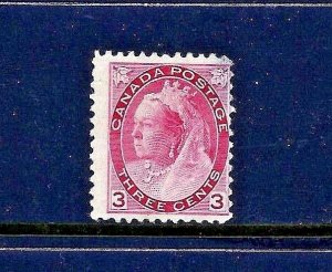 1898 Canada Scott #78 Unused ~ Sc CV = $65.00 ~ Maple Leaf/Numeral Combo Issue