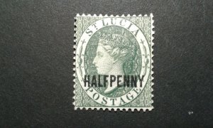 St Lucia #15 unused no gum e206 9902