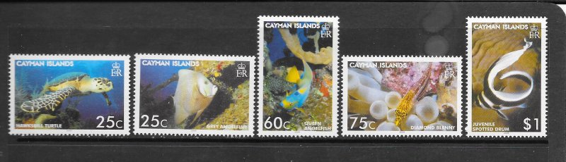 FISH - CAYMAN ISLANDS #962-6  MNH