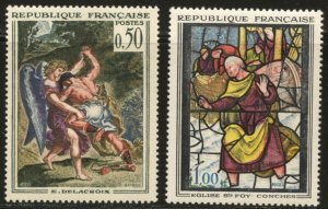 FRANCE Sc#1054-1055 1963 Paintings Art Complete Set OG Mint NH