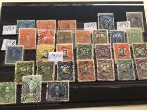 Salvador 1867 to 1910 used & unused stamps A12781