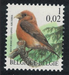 Belgium Red crossbill Bird Buzin 'Beccroisee des Sapins' 1f 2000 MNH