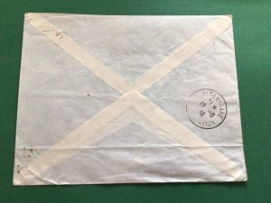 Algeria 1938 to Australia  stamps postal cover Ref 62388 