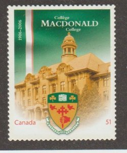 Canada - Scott # 2172 - MacDonald College - MNH
