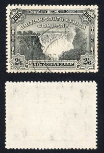 Rhodesia SG98 2/6 Black Perf 14 Victoria Falls Fine Used Cat 170 pounds