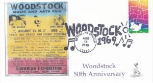 Woodstock 50th Anniversary FDC