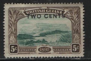 BRITISH GUIANA, 157 NO GUM