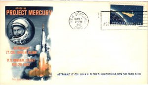 #1193 Project Mercury John Glenn - Fleetwood Cachet