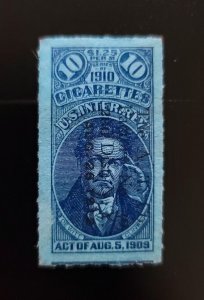 10 Cigarettes, U.S. Internal Revenue, Act of Aug. 5, 1909, De Witt Clinton, BEP