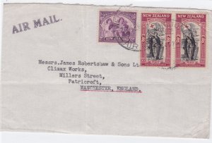 new zealand airmail 1960s   stamps  cover  ref r14693