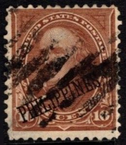 1899 Philippines Scott #- 217 10 Cents Daniel Webster Used